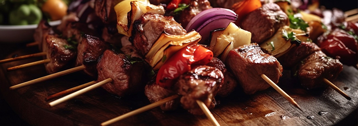 Brochettes de bœuf pimentées