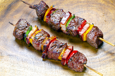 Brochettes de bœuf